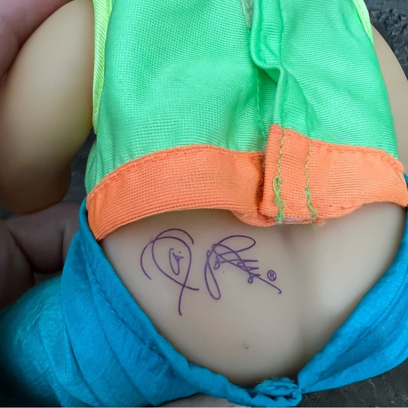 VINTAGE CABBAGE PATCH DOLL BEACH DAY SURFS UP 1988 VINTAGE HARDBODY BLONDE - Picture 7 of 9